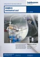 Solution: Agitator seal HSMR35 in a high pressure paddle dryer