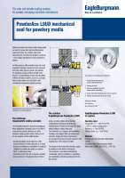 Solution: PowderAce H9UD Mechanical seal for powdery media